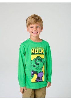 Sinsay - Koszulka z długimi rękawami Avengers - zielony ze sklepu Sinsay w kategorii T-shirty chłopięce - zdjęcie 185804177