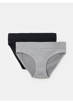 Sinsay - Majtki figi 2 pack - czarny ze sklepu Sinsay w kategorii Majtki damskie - zdjęcie 185804215