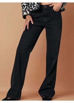 Sinsay - Jeansy wide leg z wysokim stanem - czarny ze sklepu Sinsay w kategorii Jeansy damskie - zdjęcie 185804227