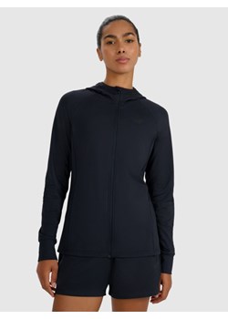 Damska bluza treningowa 4F 4FWMM00TFSWF653 - czarna ze sklepu Sportstylestory.com w kategorii Bluzy damskie - zdjęcie 185805649