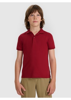 Chłopięca koszulka polo 4F 4FJRAW25TPTSM0749 - czerwona - id: 327545 - marki 4f Junior - 185805806 Chłopięca koszulka polo 4F 4FJRAW25TPTSM0749 - czerwona ze sklepu Sportstylestory.com w kategorii T-shirty chłopięce - zdjęcie 185805806