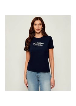 Tommy Hilfiger T-shirt | Regular Fit ze sklepu Gomez Fashion Store w kategorii Bluzki damskie - zdjęcie 185806258