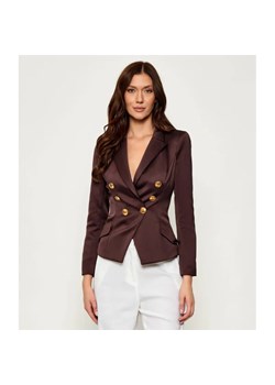 Elisabetta Franchi Satynowy żakiet | Slim Fit ze sklepu Gomez Fashion Store w kategorii Marynarki damskie - zdjęcie 185806298