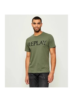 Replay T-shirt | Regular Fit ze sklepu Gomez Fashion Store w kategorii T-shirty męskie - zdjęcie 185806317