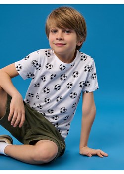 Sinsay - Koszulka z motywem piłkarskim - biały ze sklepu Sinsay w kategorii T-shirty chłopięce - zdjęcie 185811857