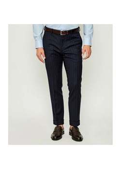Oscar Jacobson Wełniane spodnie DENZ | Slim Fit ze sklepu Gomez Fashion Store w kategorii Spodnie męskie - zdjęcie 185813035