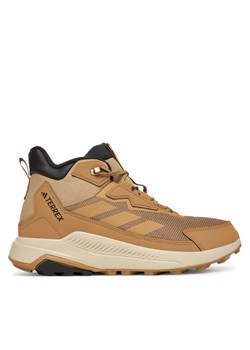 Trekkingi adidas Terrex Anylander CLIMAWARM+ Hiking JS1431 Brązowy ze sklepu eobuwie.pl w kategorii Buty trekkingowe męskie - zdjęcie 185813085