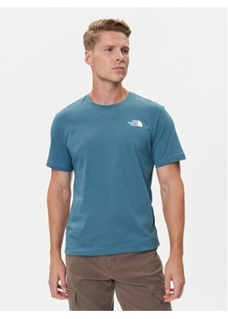 The North Face T-Shirt Redbox NF0A87NV Niebieski Regular Fit ze sklepu MODIVO w kategorii T-shirty męskie - zdjęcie 185813469