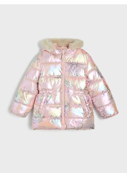 Sinsay - Pikowana kurtka z efektem holograficznym Minnie Mouse - różowy ze sklepu Sinsay w kategorii Kurtki dziewczęce - zdjęcie 185815487