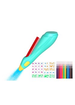 Techkidz Marker w kolorze turkusowym w sprayu z akcesoriami - 6+ ze sklepu Limango Polska w kategorii Zabawki - zdjęcie 185816059