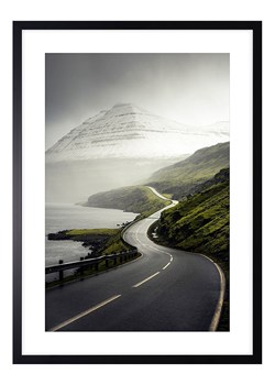 Ars Longa Druk artystyczny &quot;The Way among the Mountains&quot; w ramce - 70 x 50 cm ze sklepu Limango Polska w kategorii Obrazy - zdjęcie 185816406