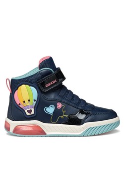 Sneakersy Geox J Inek J56ASA 0BCKC C4358 M Granatowy ze sklepu eobuwie.pl w kategorii Buty sportowe dziecięce - zdjęcie 185816747