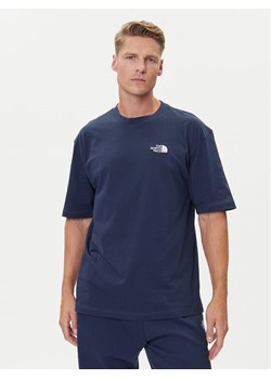 The North Face T-Shirt Simple Dome NF0A87NR Granatowy Oversize ze sklepu MODIVO w kategorii T-shirty męskie - zdjęcie 185817029