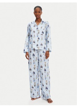 Polo Ralph Lauren Piżama 4P8046 Niebieski Relaxed Fit ze sklepu MODIVO w kategorii Piżamy damskie - zdjęcie 185817696