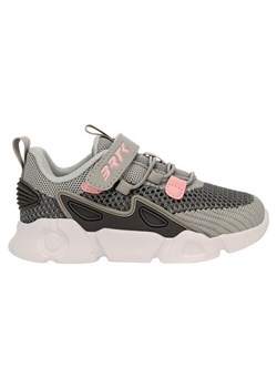 Popielate Sneakersy Z Materiału Dla Dziewczynki Bartek 87007-14 ze sklepu Wojas w kategorii Buty sportowe dziecięce - zdjęcie 185817825