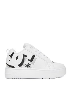 Sneakersy DC CEO-COURT GRAFFIK PLATFORM DC02422101 Biały ze sklepu eobuwie.pl w kategorii Buty sportowe damskie - zdjęcie 185819539