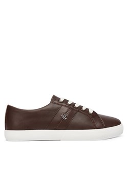 Sneakersy LAUREN RALPH LAUREN Janson II 802P02448001 Brązowy ze sklepu eobuwie.pl w kategorii Buty sportowe damskie - zdjęcie 185819548