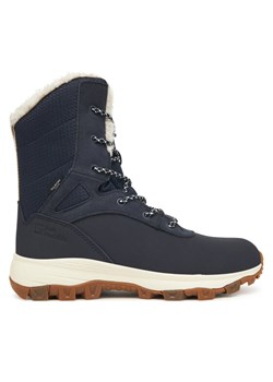 Trekkingi Jack Wolfskin Everquest Texapore Snow High 4053601 Granatowy ze sklepu eobuwie.pl w kategorii Buty trekkingowe damskie - zdjęcie 185819587
