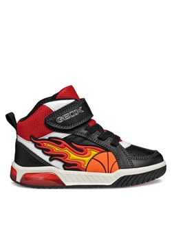 Sneakersy Geox J Inek J569CC 05411 C0048 DD Czarny ze sklepu eobuwie.pl w kategorii Buty sportowe dziecięce - zdjęcie 185819599