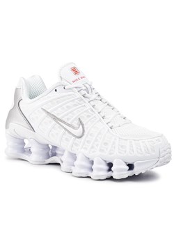 Sneakersy Nike Shox Tl AR3566 100 Biały ze sklepu eobuwie.pl w kategorii Buty sportowe damskie - zdjęcie 185819606