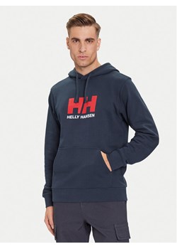 Helly Hansen Bluza HH Logo 54582 Granatowy Regular Fit ze sklepu MODIVO w kategorii Bluzy męskie - zdjęcie 185820368