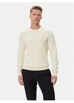 Gant Sweter 8030261 Beżowy Regular Fit ze sklepu MODIVO w kategorii Swetry męskie - zdjęcie 185820389