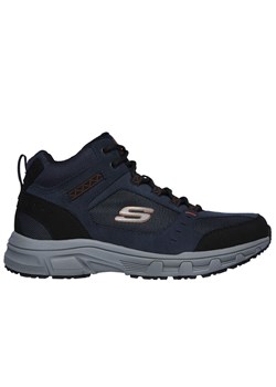 Buty męskie Skechers Relaxed Fit Oak Canyon Ironhide 51895NVOR - granatowe ze sklepu streetstyle24.pl w kategorii Buty zimowe męskie - zdjęcie 185821987