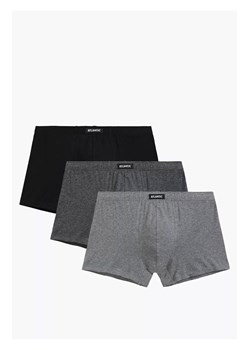 Atlantic 3-pack bokserki męskie 3BMH-007-CZA/SZM/SZMC, Kolor szaro-czarny, Rozmiar 2XL, ATLANTIC ze sklepu Intymna w kategorii Majtki męskie - zdjęcie 185822219