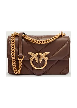 Pinko Skórzana torebka na ramię LOVE ONE MINI LIGHT ze sklepu Gomez Fashion Store w kategorii Torebki damskie - zdjęcie 185822679