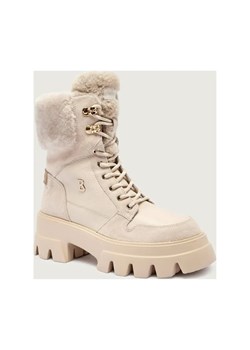 Bogner Skórzane botki na platformie SAPPORO 3 | shearling ze sklepu Gomez Fashion Store w kategorii Workery damskie - zdjęcie 185822796