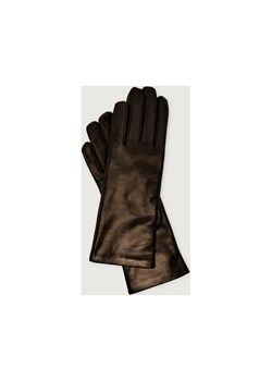 Weekend MaxMara Skórzane rękawiczki SENAPESHORT | z dodatkiem wełny ze sklepu Gomez Fashion Store w kategorii Rękawiczki damskie - zdjęcie 185822869