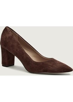 LAUREN RALPH LAUREN Skórzane czółenka na słupku LANETTE ze sklepu Gomez Fashion Store w kategorii Czółenka - zdjęcie 185822916