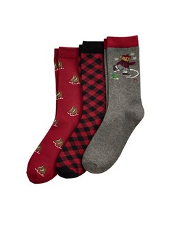 Zestaw 3 par wysokich skarpet dziecięcych Polo Ralph Lauren 448P03265001 Kolorowy ze sklepu eobuwie.pl w kategorii Skarpetki dziecięce - zdjęcie 185826038