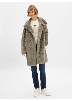 Marie Lund Krótki płaszcz damski - Ena Kobiety trzcinowy jednolity ze sklepu vangraaf w kategorii Płaszcze damskie - zdjęcie 185826398