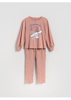 Reserved - Piżama dwuczęściowa Cinnamoroll - brudny róż ze sklepu Reserved w kategorii Piżamy dziecięce - zdjęcie 185826709