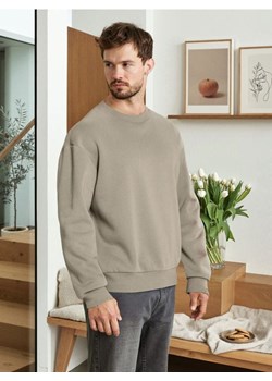 Sinsay - Bluza basic comfort fit - beżowy ze sklepu Sinsay w kategorii Bluzy męskie - zdjęcie 185828089