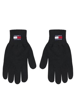 Rękawiczki Męskie Tommy Hilfiger Heritage AM0AM13680 Czarny ze sklepu eobuwie.pl w kategorii Rękawiczki męskie - zdjęcie 185828388