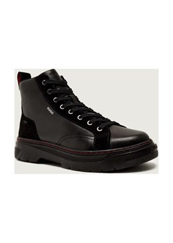 HUGO Skórzane buty wysokie Urian_hito_ltsd ze sklepu Gomez Fashion Store w kategorii Buty zimowe męskie - zdjęcie 185829696