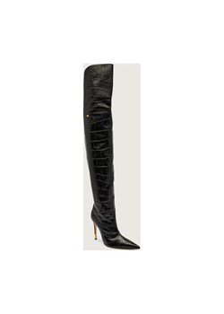 Elisabetta Franchi Kozaki na szpilce | z dodatkiem skóry ze sklepu Gomez Fashion Store w kategorii Kozaki damskie - zdjęcie 185829729