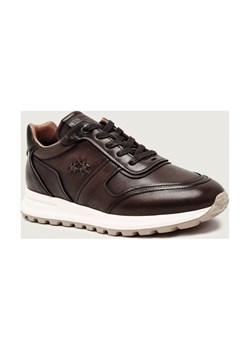 La Martina Skórzane sneakersy DUSTIN ze sklepu Gomez Fashion Store w kategorii Buty sportowe męskie - zdjęcie 185829745