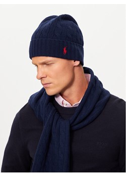 Czapka Polo Ralph Lauren 449959346002 Granatowy ze sklepu eobuwie.pl w kategorii Czapki zimowe męskie - zdjęcie 185833009