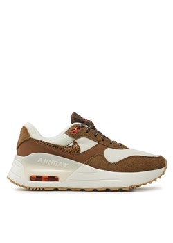Sneakersy Nike Air Max System Se DX9504 100 Brązowy ze sklepu eobuwie.pl w kategorii Buty sportowe damskie - zdjęcie 185833025