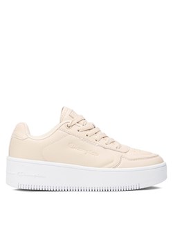 Sneakersy Champion Rebound Platform Low S11473-MS042 Beżowy ze sklepu eobuwie.pl w kategorii Buty sportowe damskie - zdjęcie 185833055