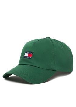 Czapka z daszkiem Tommy Jeans Tjm Heritage Core Cap AM0AM12933 Zielony ze sklepu eobuwie.pl w kategorii Czapki z daszkiem męskie - zdjęcie 185833067