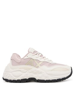 Sneakersy Armani Exchange XW001626 AF19530 MZ291 Różowy ze sklepu eobuwie.pl w kategorii Buty sportowe damskie - zdjęcie 185833069