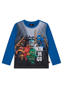 LEGO Bluzka 11010948 Niebieski Regular Fit ze sklepu MODIVO w kategorii T-shirty chłopięce - zdjęcie 185833658