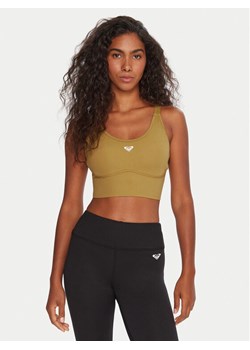 Roxy Biustonosz sportowy Heart Into It Attitude ERJKT04326 Beżowy ze sklepu MODIVO w kategorii Biustonosze - zdjęcie 185833709