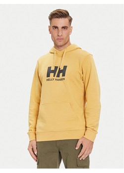 Helly Hansen Bluza HH Logo 54582 Beżowy Regular Fit ze sklepu MODIVO w kategorii Bluzy męskie - zdjęcie 185833729