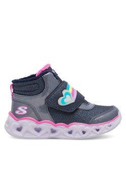 Skechers Sneakersy 302669L NVPK Granatowy ze sklepu MODIVO w kategorii Buty zimowe dziecięce - zdjęcie 185833738