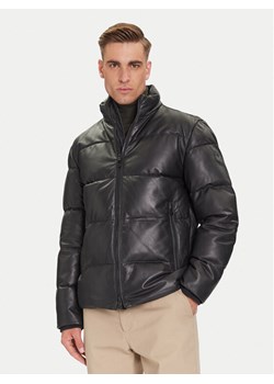 JOOP! Kurtka skórzana 17 Loman 80000852 Czarny Regular Fit ze sklepu MODIVO w kategorii Kurtki męskie - zdjęcie 185833788
